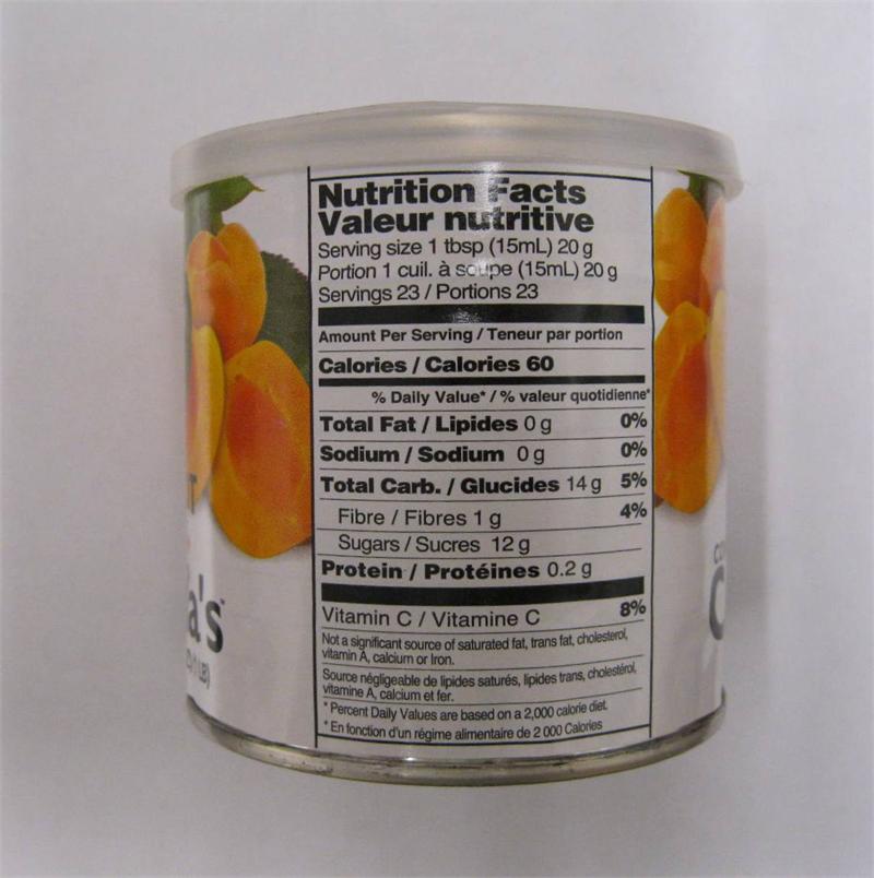 Apricot Canadian Jam