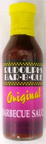 bbq sauce rudolphs bar sauces que original